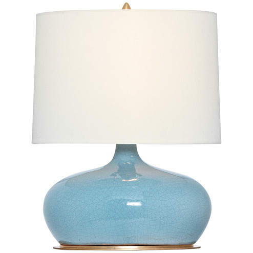 Olinda LED Table Lamp in Crackled Robin (268|TOB3690CRNL)