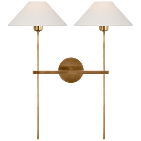 Hackney LED Wall Sconce in Hand-Rubbed Antique Brass (268|SP2026HABL)