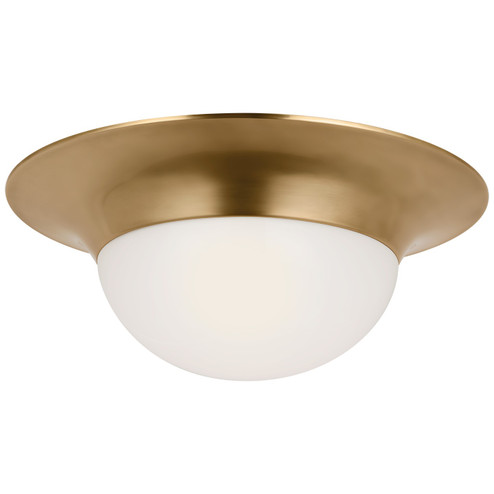 Cluny LED Flush Mount in Hand-Rubbed Antique Brass (268|PCD4002HABWG)