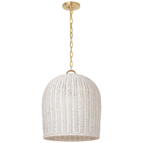 Nancy LED Pendant in Soft Brass (268|MF5043SBWW)