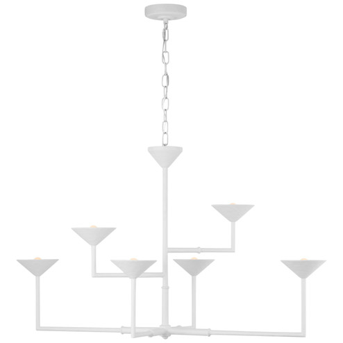 Eleanor LED Chandelier in Plaster White (268|JN5174PW)