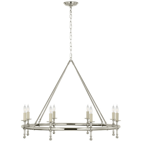Classic LED Chandelier in Polished Nickel (268|CHC5819PN)