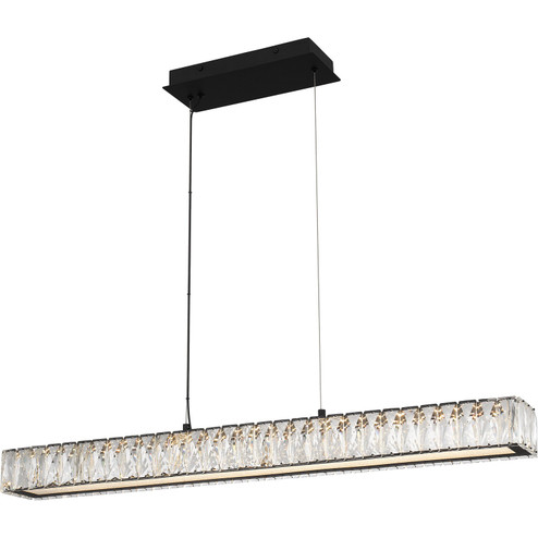 Reese LED Linear Chandelier in Matte Black (10|PCRES137MBK)