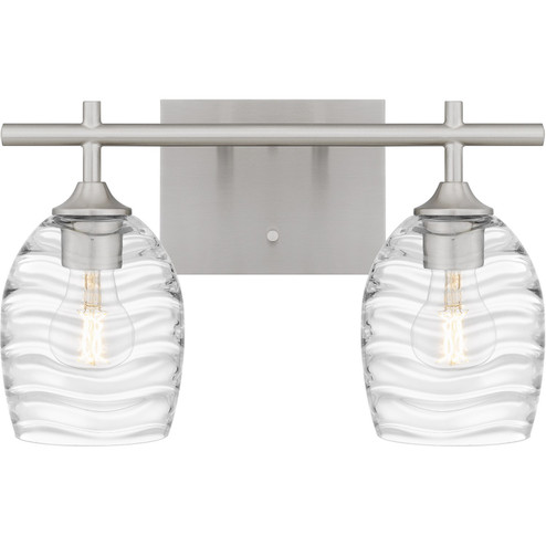 Lucy Two Light Bath in Brushed Nickel (10|LCY8615BN)