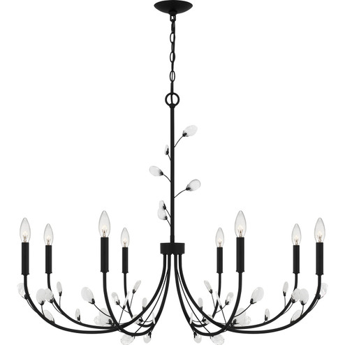 Heiress Eight Light Chandelier in Matte Black (10|HEI5040MBK)