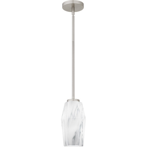Fogel One Light Mini Pendant in Brushed Nickel (10|FOG1505BN)