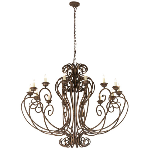 Fernando 14 Light Chandelier in Antiquity (57|270773)