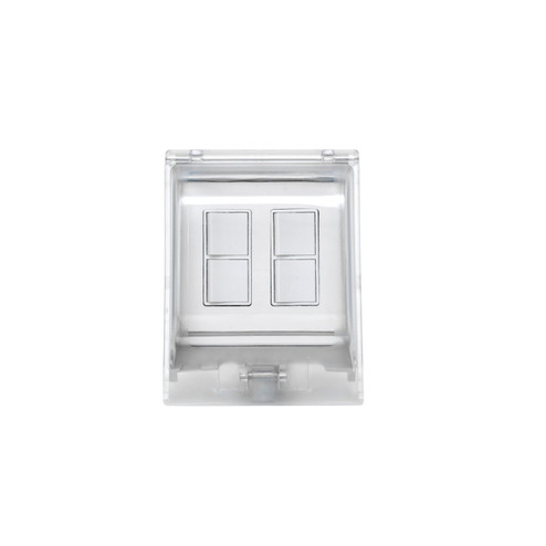 On/Off Switch Surface Mount Dual Duplex Stack Switch in White (40|EFDOWPW)