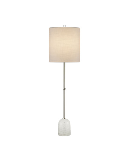 One Light Table Lamp in Clear Crackle/Polished Nickel (142|60000950)