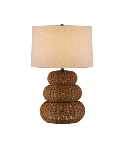 One Light Table Lamp in Dark Brown/Antique Brass (142|60000931)