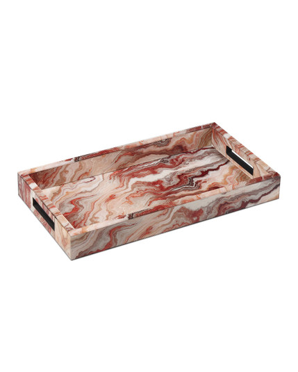 Tray in Red Swirl (142|12000857)