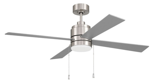 McCoy 52 4 Blade with Pull Chains 52'' Ceiling Fan in Brushed Polished Nickel (46|MCY52BNK4PC)