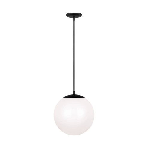 Leo - Hanging Globe One Light Pendant in Midnight Black (454|6022EN3112)