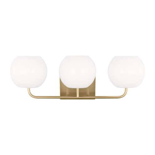 Rory Three Light Vanity in Satin Brass (1|GLV1013EN3SB)