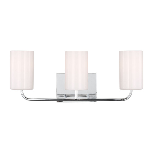 Rhett Three Light Vanity in Chrome (1|GLV1003EN3CH)