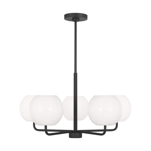 Rory Five Light Chandelier in Midnight Black (1|GLC1055EN3MBK)