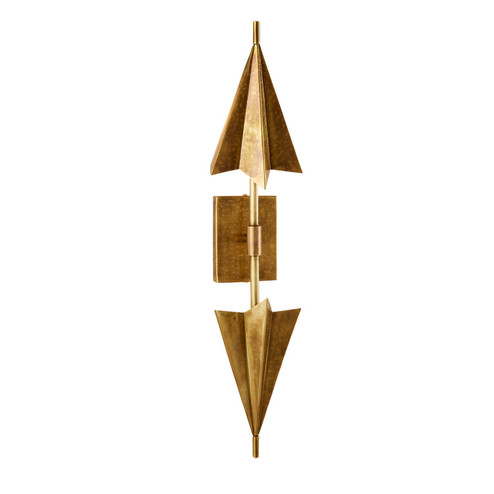 Canary Two Light Wall Sconce in Antique Brass (314|DWI17)