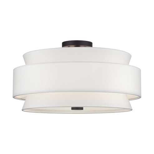 Fontana Five Light Semi-Flush Mount in Bronze (107|6002807)