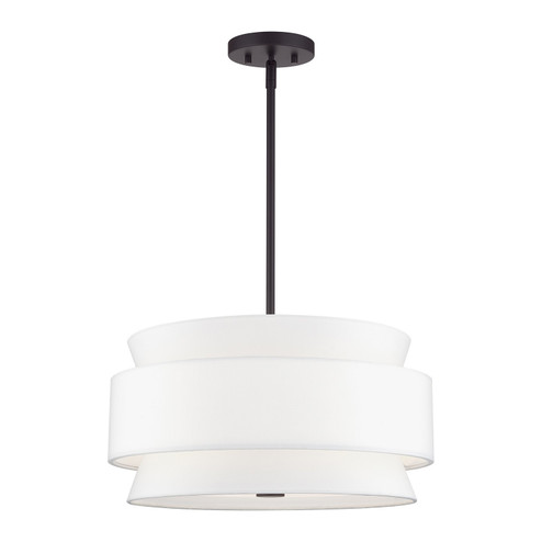 Fontana Four Light Pendant Chandelier in Bronze (107|6002307)