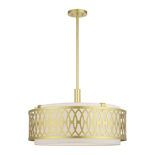 Vistaview Five Light Pendant Chandelier in Soft Gold (107|5343533) Vistaview Five Light Pendant Chandelier in Soft Gold (107|5343533)