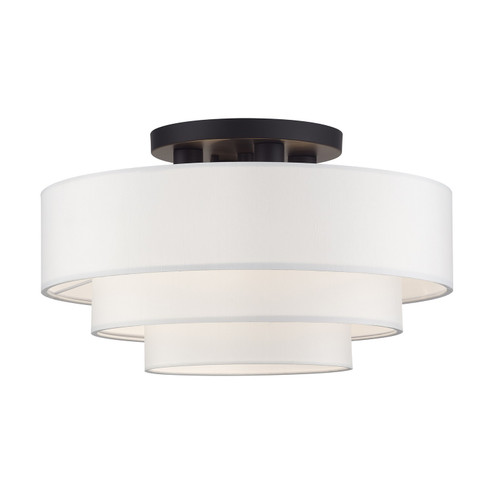 Manorwood Four Light Semi-Flush Mount in Bronze (107|5030707)