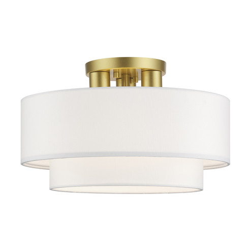 Manorwood Three Light Semi-Flush Mount in Soft Gold (107|5030533)