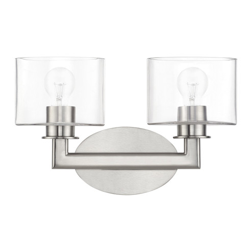 Bernardino Two Light Vanity Sconce in Brushed Nickel (107|1791291)