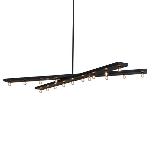Caldero 17 Light Pendant in Solar Black (57|273725)