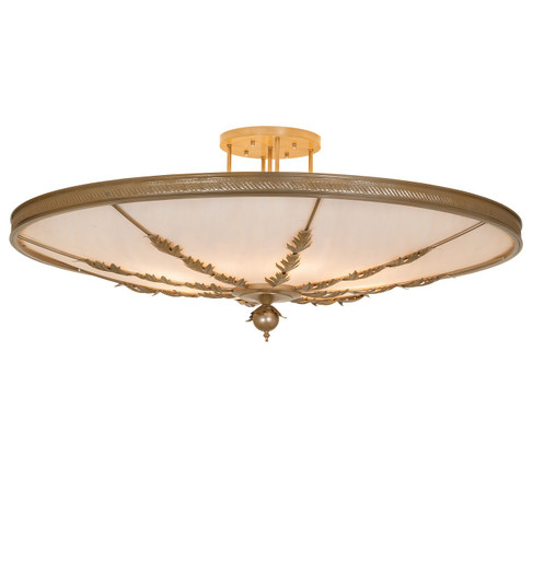 Hoja Eight Light Semi-Flushmount in Champagne Metallic (57|272688)