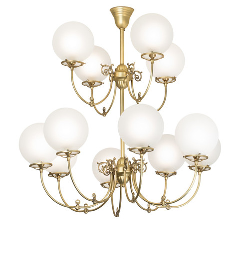 Revival 12 Light Chandelier in Polished Brass (57|271796)
