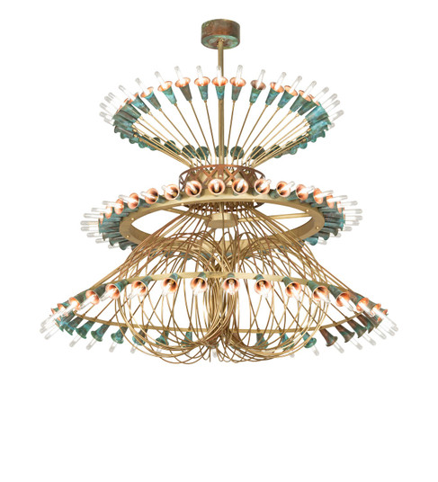 Coyle LED Chandelier in Brushed Brass/Goldtastic (57|271097)