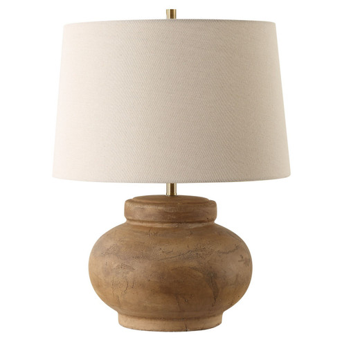 Urbino One Light Table Lamp in Brushed Antique Brass (52|303461)