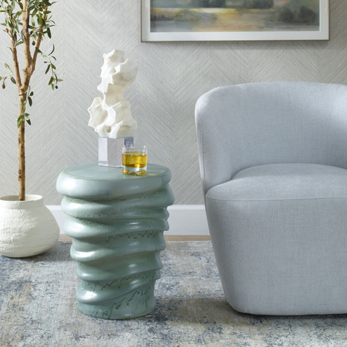 Skye Stool in Light Aqua Glaze (52|24869)