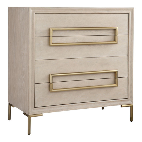 Alessia Accent Chest in Brushed Brass (52|24770)