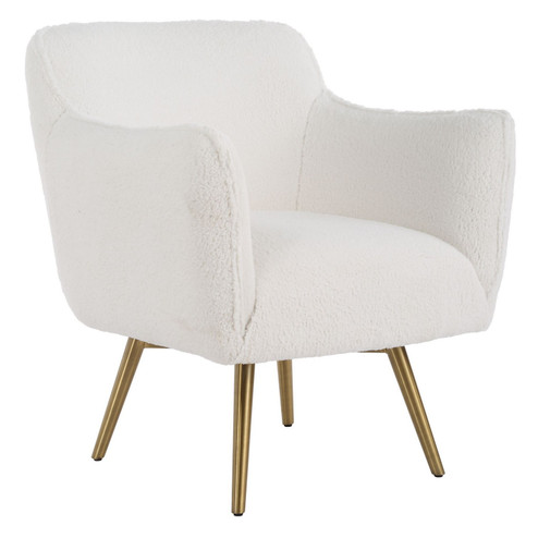 Oasis Swivel Chair in Brushed Brass (52|23805)