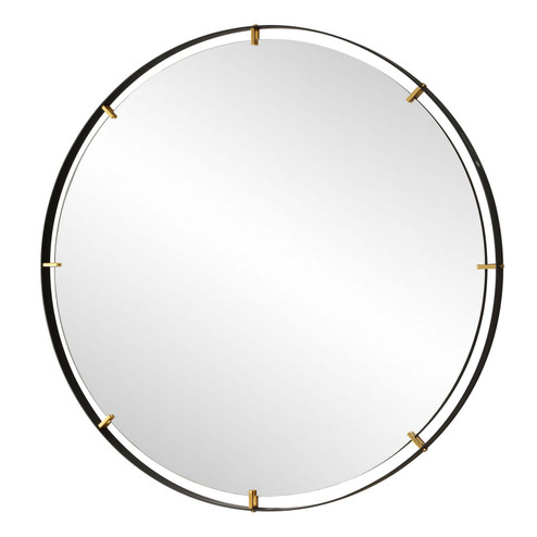 Grand Pendulum Mirror in Antiqued Gold (52|09982)