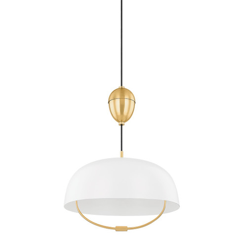 Liliana One Light Pendant in Aged Brass/Soft White (428|H925701AGBSWH)
