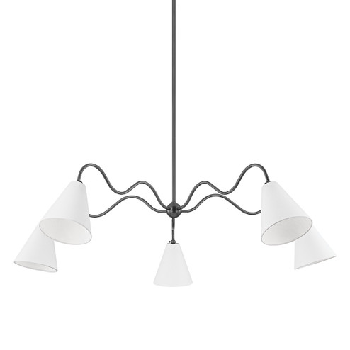 Onda Five Light Chandelier in Old Bronze (428|H699805OB)