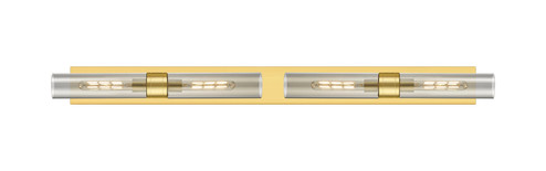 Downtown Urban Four Light Bath Vanity in Satin Gold (405|617L4WSGG61711SM)