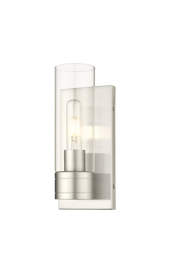 Downtown Urban One Light Wall Sconce in Satin Nickel (405|6171WSNG6178CL) Downtown Urban One Light Wall Sconce in Satin Nickel (405|6171WSNG6178CL)