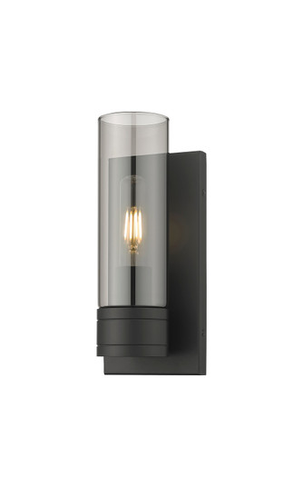 Downtown Urban One Light Wall Sconce in Matte Black (405|6171WBKG6178SM)