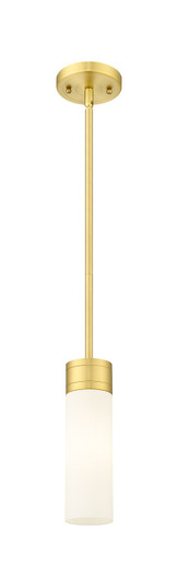 Downtown Urban One Light Mini Pendant in Satin Gold (405|6171SSGG6178WH)