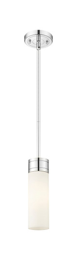 Downtown Urban One Light Mini Pendant in Polished Chrome (405|6171SPCG6178WH)