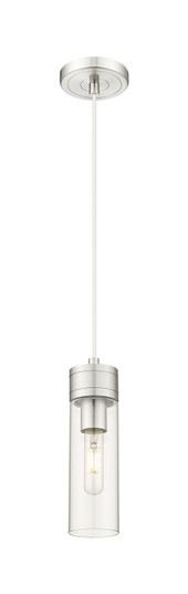 Downtown Urban One Light Mini Pendant in Satin Nickel (405|6171PSNG6178CL)