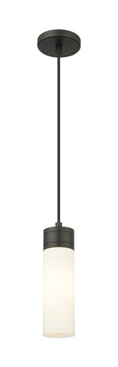 Downtown Urban One Light Mini Pendant in Matte Black (405|6171PBKG6178WH)