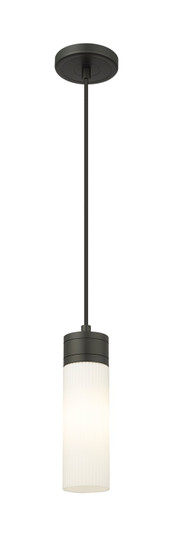 Downtown Urban One Light Mini Pendant in Matte Black (405|6171PBKG6178SWH)