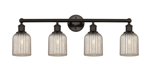 Edison Four Light Bath Vanity in Oil Rubbed Bronze (405|6164WOBG5595ME)