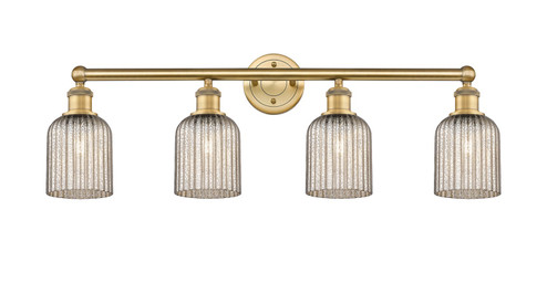 Edison Four Light Bath Vanity in Brushed Brass (405|6164WBBG5595ME)