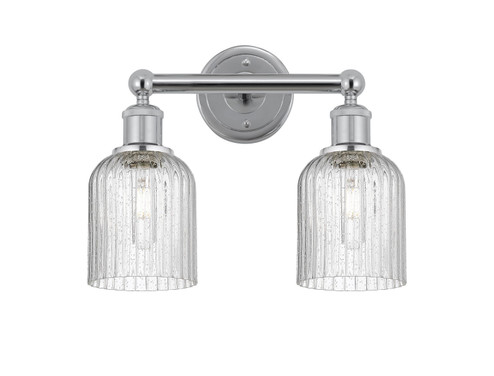 Edison Two Light Bath Vanity in Polished Chrome (405|6162WPCG5595SDY)