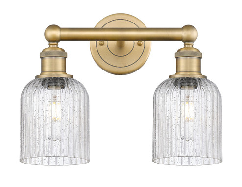 Edison Two Light Bath Vanity in Brushed Brass (405|6162WBBG5595SDY)